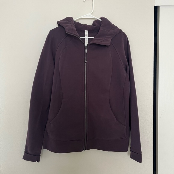 Lululemon Scuba Full-Zip Hoodie Purple - Picture 5 of 5